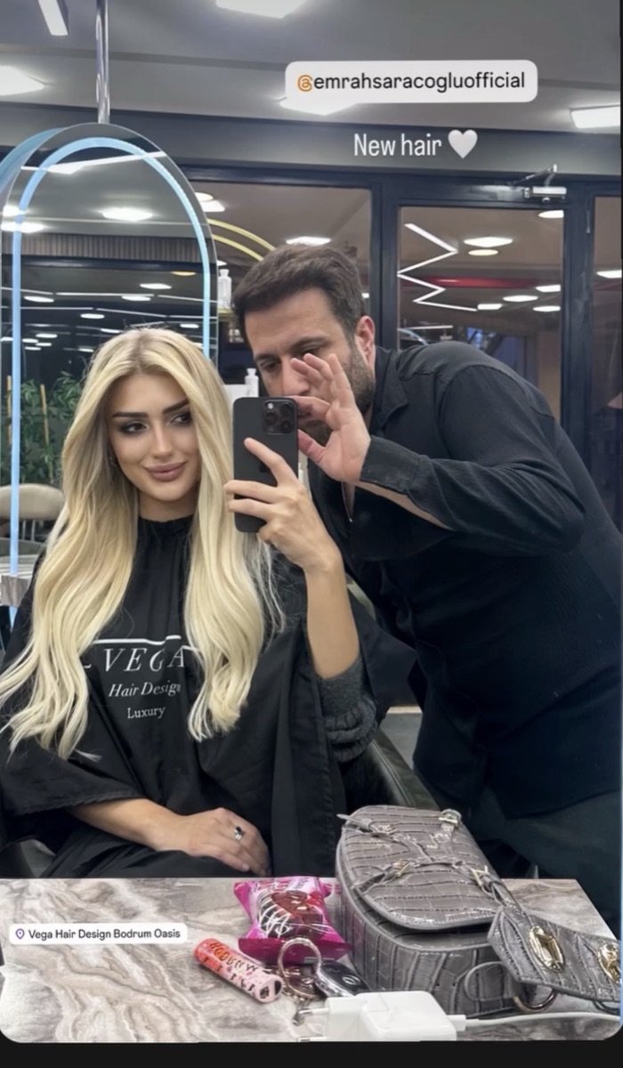 Vega Kuaför bakım seansı